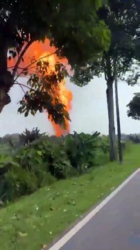 Al menos 63 heridos por un incendio provocado por una fuga en un gasoducto de Malasia