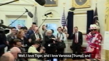 'I'm very happy for both' - Trump gives blessing to Tiger-Vanessa relationship