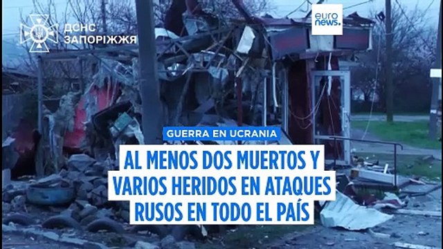 Rusia golpea varias regiones de Ucrania con 2.000 drones y causa al menos dos muertos