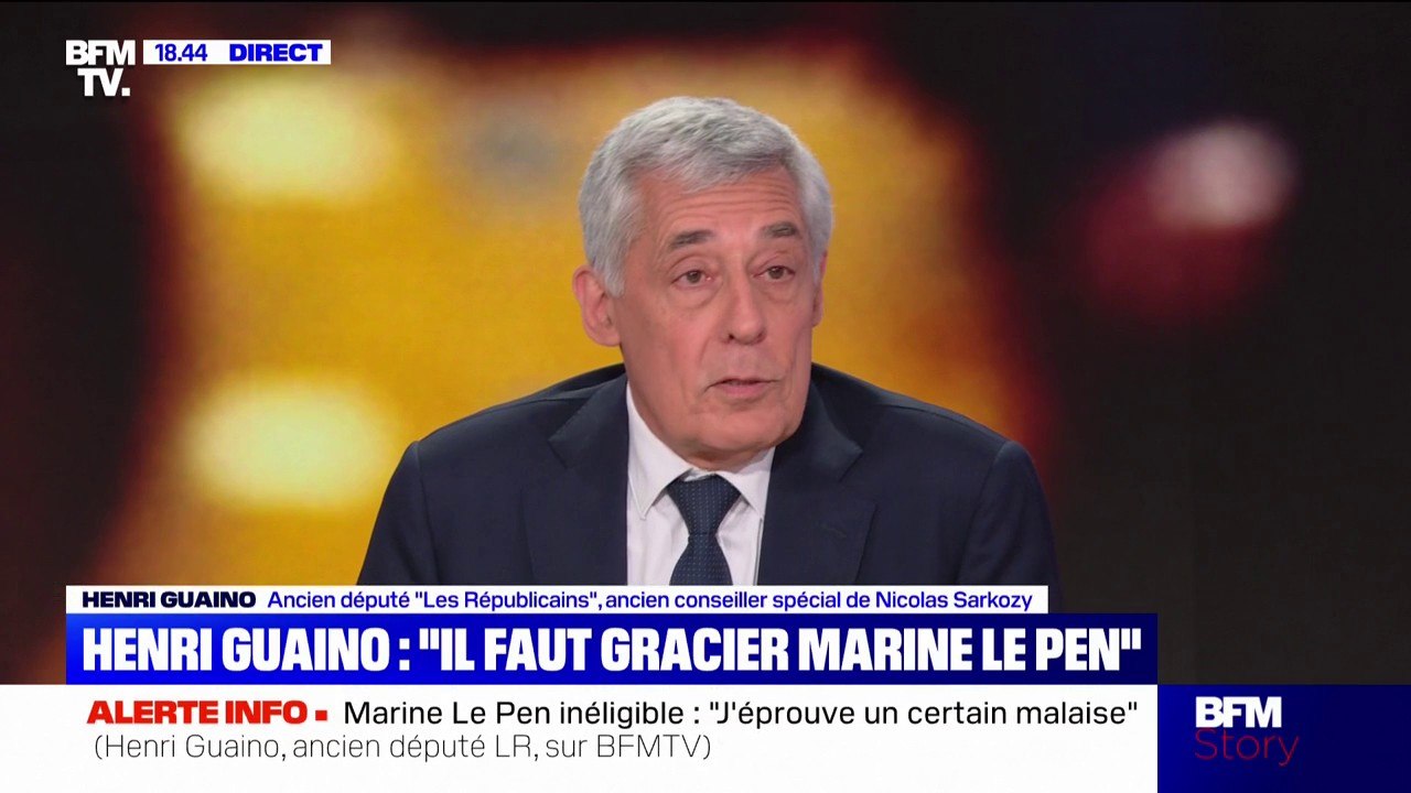 Grâce présidentielle pour Marine Le Pen: "Je demande au président de la République de remplir les devoirs de sa charge", appelle Henri Guaino