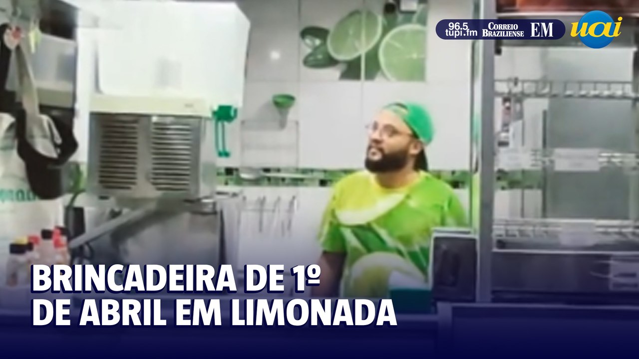 Tradicional limonada de BH faz brincadeira de 1º de abril