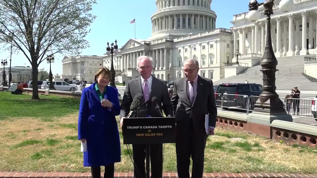 Democrats call Trump tariffs a 'made up emergency' that will hurt Americans