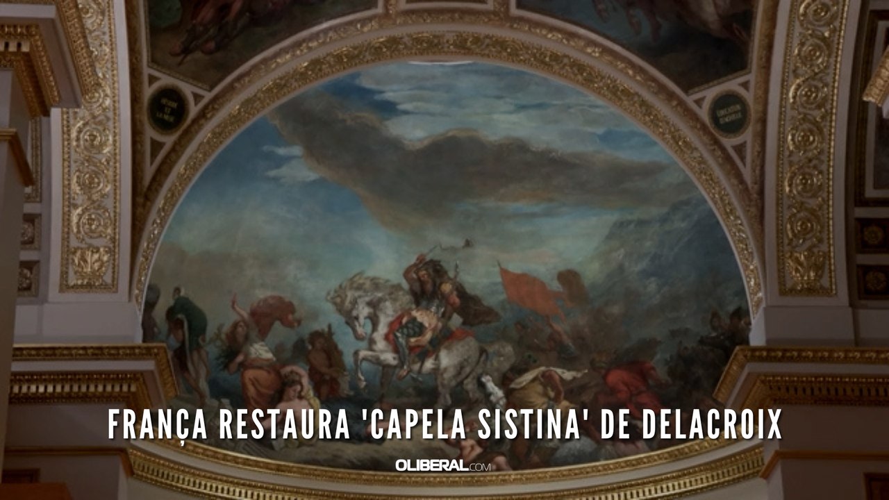 França restaura 'Capela Sistina' de Delacroix