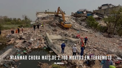 Mianmar chora mais de 2.700 mortos em terremoto
