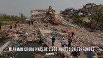Mianmar chora mais de 2.700 mortos em terremoto