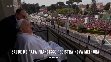Saúde do papa Francisco registra nova melhora