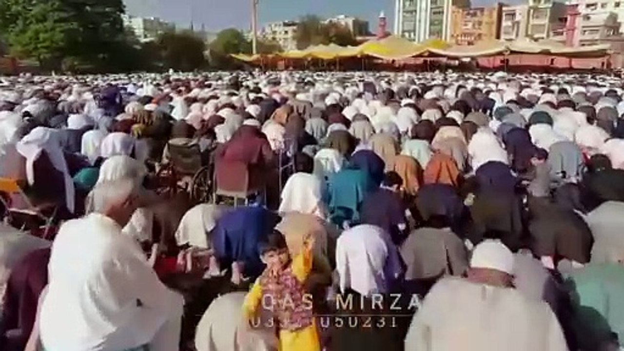 2025 Scenes of Eid-ul-Fitr prayers at Eidgah Ground Nazimabad