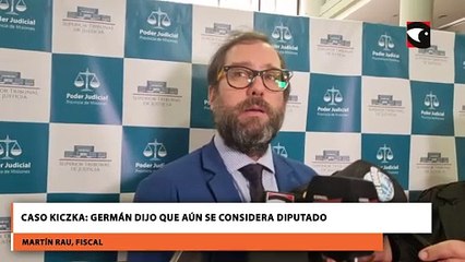Caso Kiczka Germán dijo que aún se considera diputado
