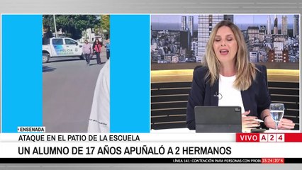 🚨 HORROR EN ENSENADA: UN ALUMNO APUÑALÓ A DOS HERMANOS EN EL PATIO DEL COLEGIO