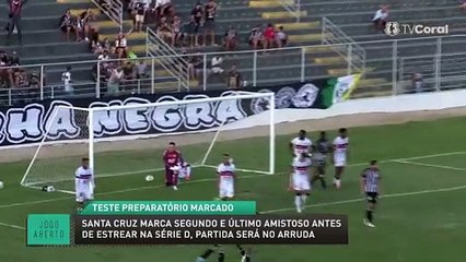 Santa Cruz marca segundo e último amistoso antes de estrear na Série D, partida será no Arruda