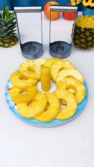 🍍 Abacaxi em espiral em segundos! Descascador + cortador de aço inox: rápido, prático e profissional! ✨