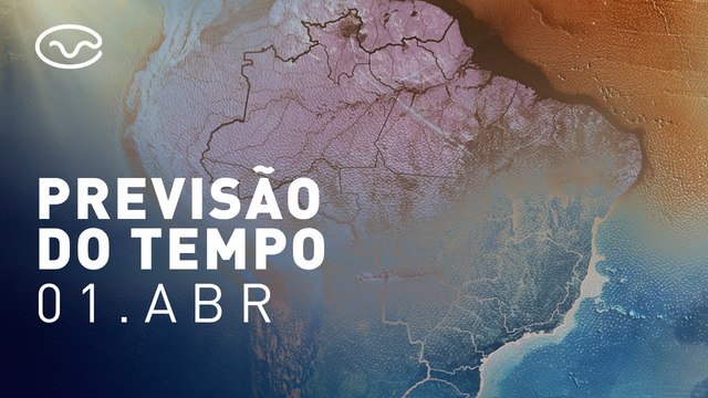 Previsão do tempo desta terça-feira (01)!