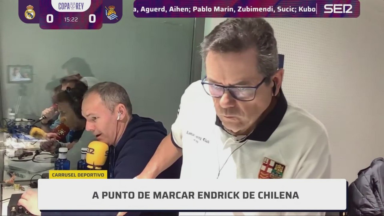 ¡GOL DE BARRENETXEA! REAL MADRID 0 - REAL SOCIEDAD 1 | Narración de CARRUSEL DEPORTIVO