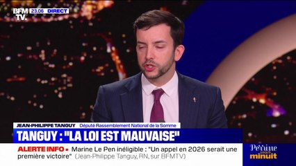 "On la soutiendra": Jean-Philippe Tanguy (RN) annonce voter la proposition de loi d'Éric Ciotti pour supprimer l'exécution provisoire pour les peines d'inéligibilité