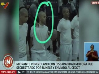 Migrante venezolano con discapacidad motora fue secuestrado y enviado al Cecot