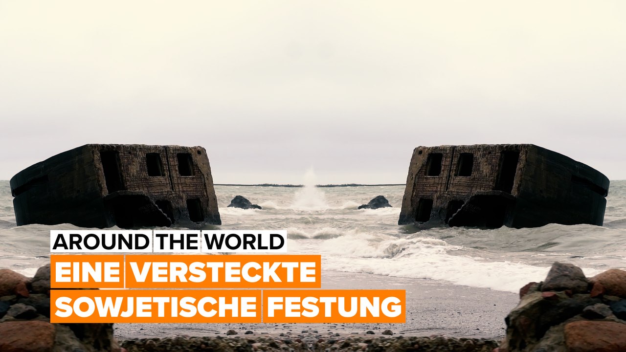 Around the world - Sonnenuntergang an der Nordfestung von Liepaja