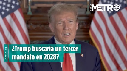 Trump buscaría un tercer mandato en 2028, desafiando las restricciones constitucionales