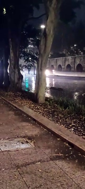 Noche lluviosa en CDMX...