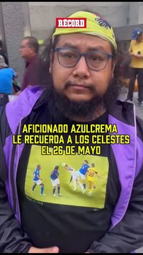 “NUNCA LO VAN A SUPERAR” Este aficionado trajo esta playera del 26 de Mayo para dejarle claro a los aficionados cementeros, quién es papá.
