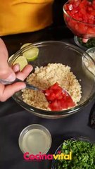 Aprende a preparar Tabulé de Munición: rico y rendidor