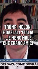 Fratoianni - I dazi di Trump colpiranno con forza l'Italia (04.04.25)
