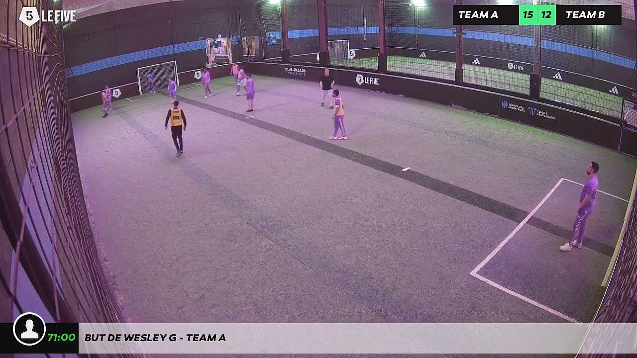 But de Wesley G - Team A