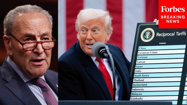 Chuck Schumer Rails Against Donald Trump's 'Dumb And Costly Tariffs,' As China Retaliates