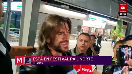 Juanes desata locura a su llegada a Monterrey para el Pal’ Norte