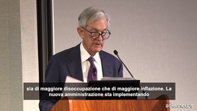 Usa, Powell (Fed): dazi aumentano rischio disoccupazione e inflazione