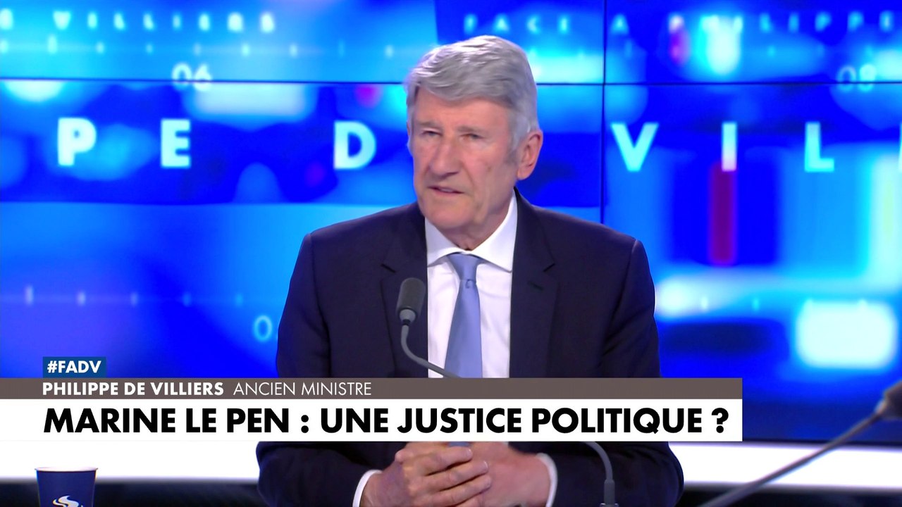 Philippe de Villiers : «Le pouvoir judiciaire fait le casting de la prochaine présidentielle»