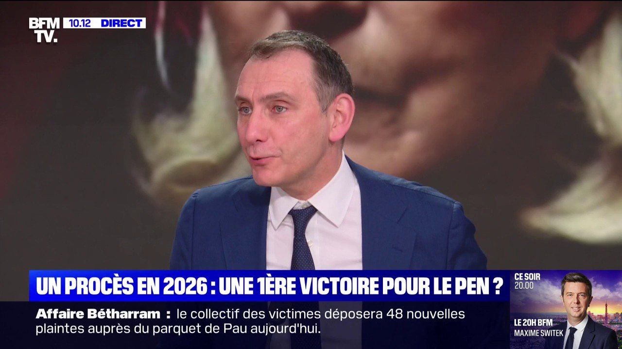 Condamnation de Marine Le Pen: "L'institution judiciaire est mal à l'aise avec ce jugement", affirme Laurent Jacobelli (RN)