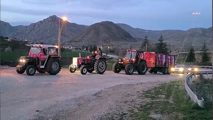 AKP'nin kalesinde çiftçilerden İmamoğlu'na destek konvoyu