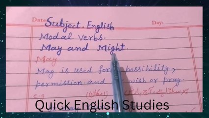 May vs. Might – What’s the Difference? | English Grammar Explained