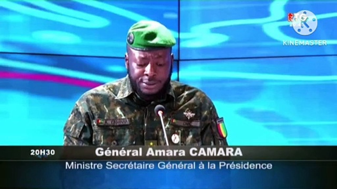 Décret du Président de la Transition générale Mamadi Doumbouya