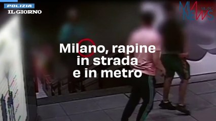 Milano, rapine in strada e in metro