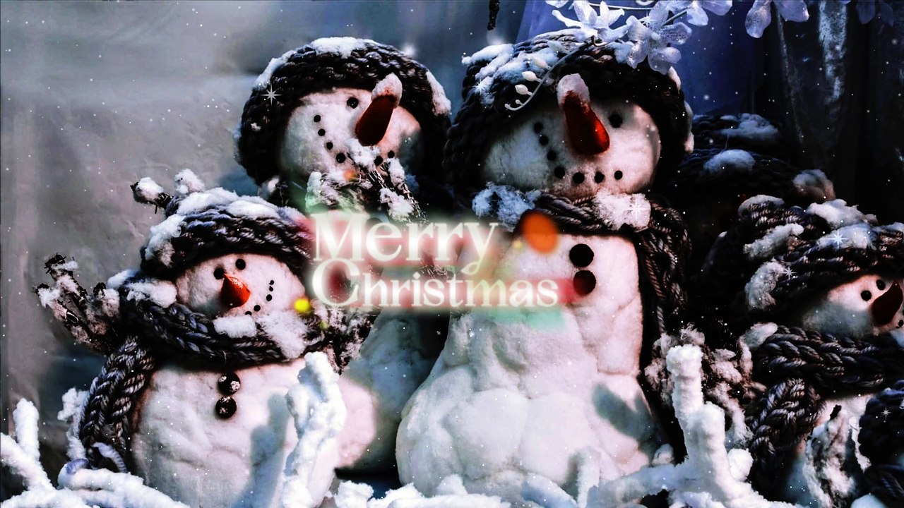 Instrumental Christmas Music With Snowman