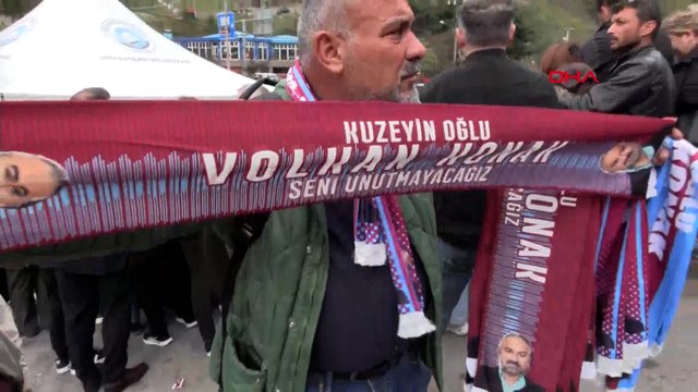 Volkan Konak'ın cenazesi memleketi Trabzona geldi