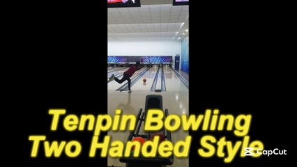 Tenpin Bowling Two Handed Style