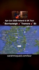Singer Sarah McQuaid sets off on an ambitious tour of UK and Ireland