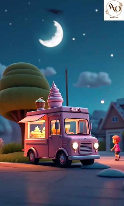 The Haunted Ice Cream Truck | Fun & Spooky Kids Story | Magical Ghost Adventure 👻🍦✨ wofuntv9 #cartoon #fun#funny #animated cartoons #foryou #foryoupage