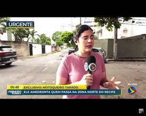 Motociclista assedia pessoas na Zona Norte do Recife; entenda
