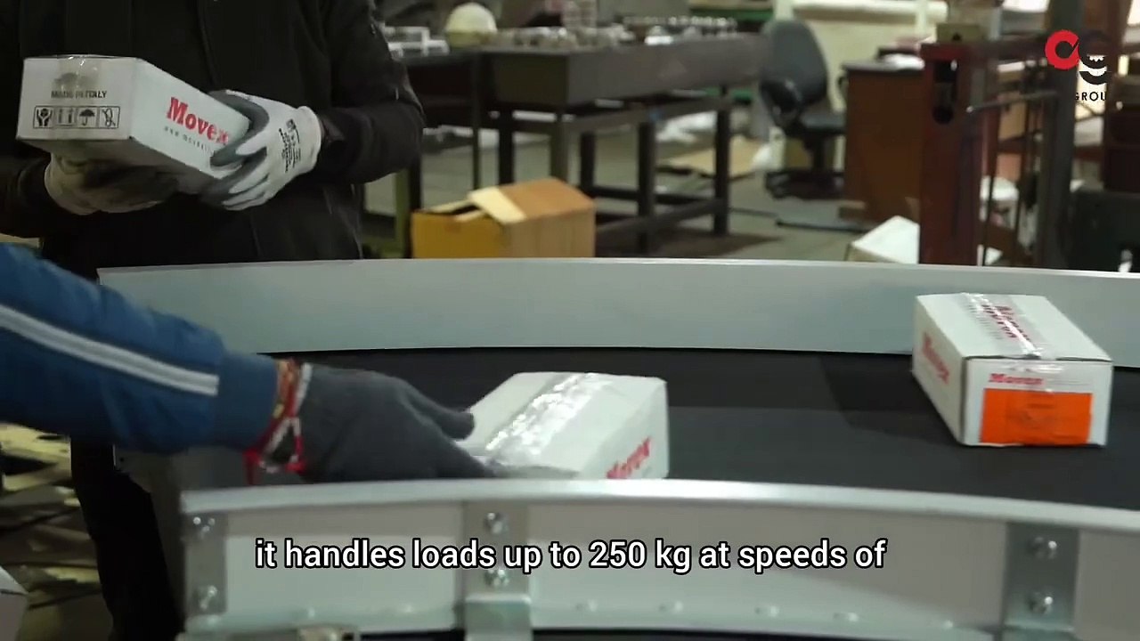 Efficient PVC Belt Curve Conveyor for Smooth Material Handling