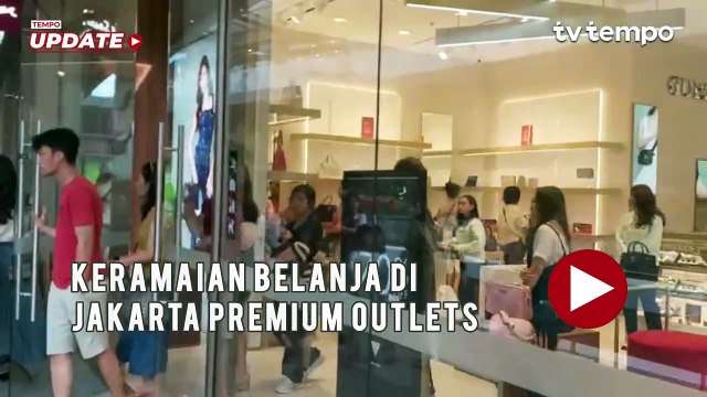 Libur Lebaran, Jakarta Premium Outlets Ramai Pengunjung