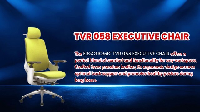 Ergonomic Office Chairs Dubai | Premium Comfort & Stylish Seating for Workspaces