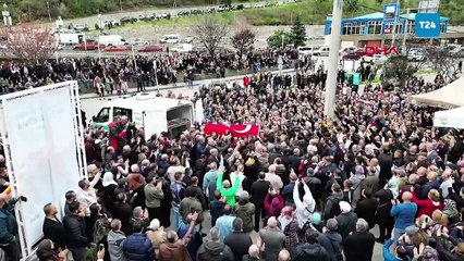 "Kuzeyin Oğlu" Volkan Konak, memleketinde son yolculuğuna uğurlandı