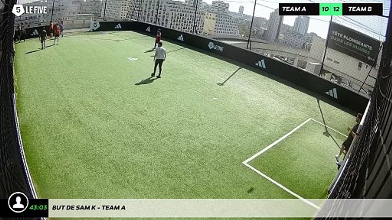 But de Sam K - Team A