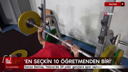 Kenan Bektaş, Yalova'da 39 yıldır gençlere spor aşılıyor