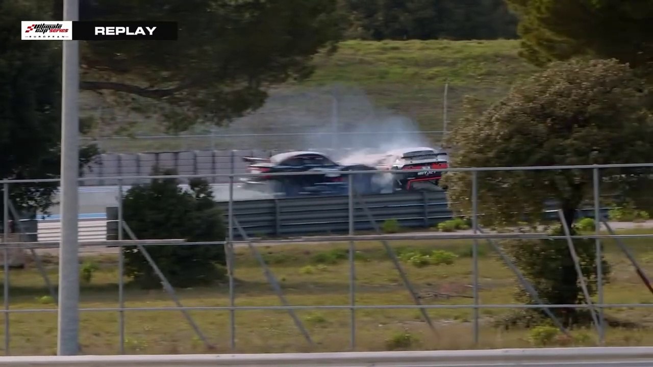 Mitjet 2L France 2025 Paul Ricard Race 1 Redcent Bourlard Big Crash