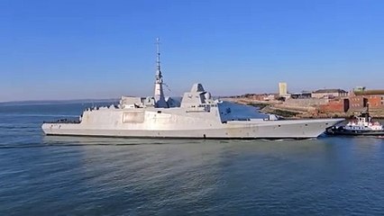 Portsmouth: French warship FS Aquitaine