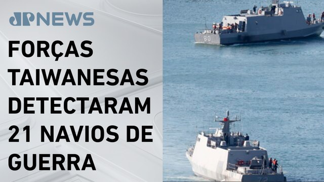 China realiza manobras militares na região de Taiwan